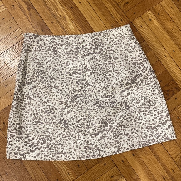Free people fakeout print mini skirt size 4 - Picture 3 of 6